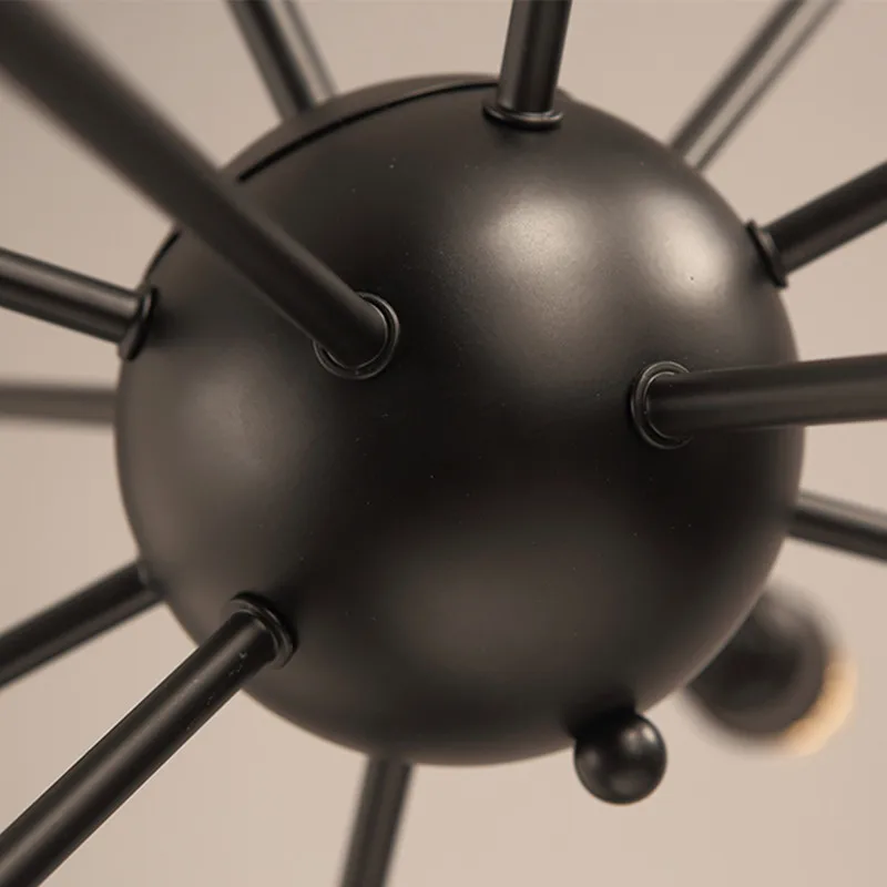  Loft Industrial Adjustable Spider Pendant Light Retro Creative personality Nordic Iron Satellite La - 32966747641