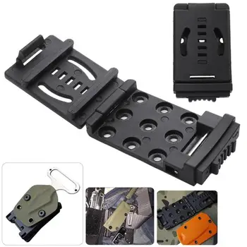 

K sheath Kydex Waist Clip Back Clamp Belt scabbard Kit Attach Knife Flashlight Outdoor Tool Hunt Camp Hike spike Fish bushcraft