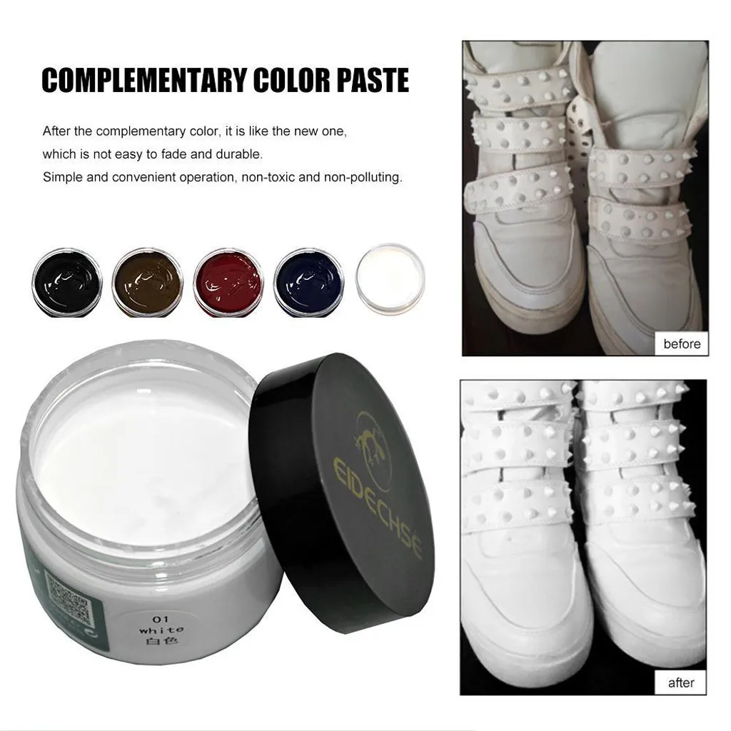 New Formula Multifunctional Cleaner Leather Color Repair Cream Paste Shoe Cream Sofa Leather Polish Coloring Agent Stain Wax