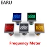 Digital 22mm AC 12-500V Volt 0-100A 20-75HZ Voltmeter Ammeter Amp Current Hertz HZ Voltage Meter LED Indicator Lamp Pilot Light ► Photo 3/6