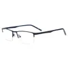 Men Half Rim Spectacles Metal Rectangular Prescription Eyeglass Frames For Myopia Reading Multifocal Lenses ► Photo 2/6