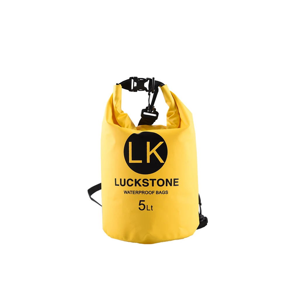 Походная туристическая непромокаемая сумка из ПВХ водонепроницаемая сумка 5л Дрифт сумка для путешествий на открытом воздухе ультралегкий плот сумка водонепроницаемый корпус камеры trecking - Цвет: yellow