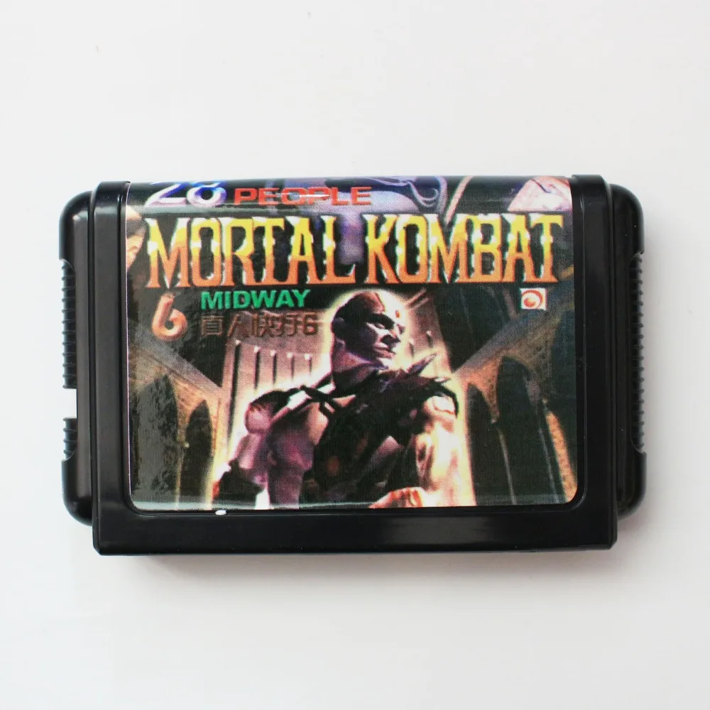 Карточная игра Mortal Kombat 6 16 бит SEGA MD для Sega Mega Drive Genesis|sega md game card|sega games16 bit |