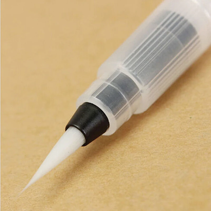 1pc Refillable Soft Water Brush Ink Pen Watercolor Calligraphy Painting Drawing Illustration Marker Pen S M L