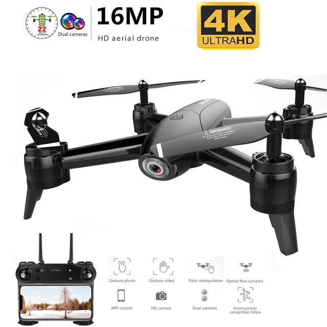 $31.89  Professio WiFi FPV RC Drone 4K Camera Optical Flow 1080P HD Dual Camera Aerial Video RC Quadcopter 