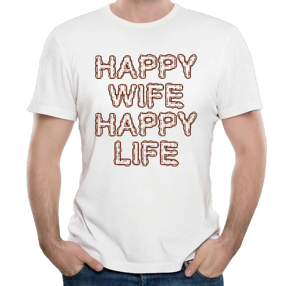 T Shirt Happy Wife Happy Life