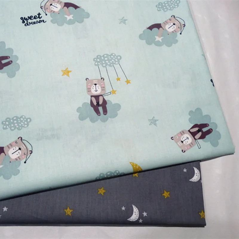 

New Prints Cotton Bed Sheet fabric 100% Cotton Fabric Home Decoration Scrapbooking Quilting Art Work