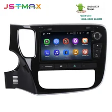 JSTMAX 8″ Android 7.1 Car DVD GPS Player Multimedia Navi for Mitsubishi Outlander 2014 2015with 2G+16G Quad Core car Radio HDMI