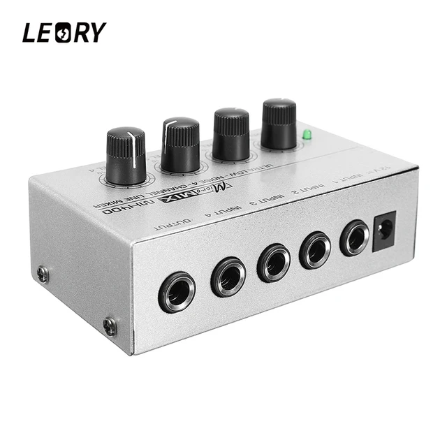 LEORY Professional Mini Karaoke Audio Mixer Ultra compact