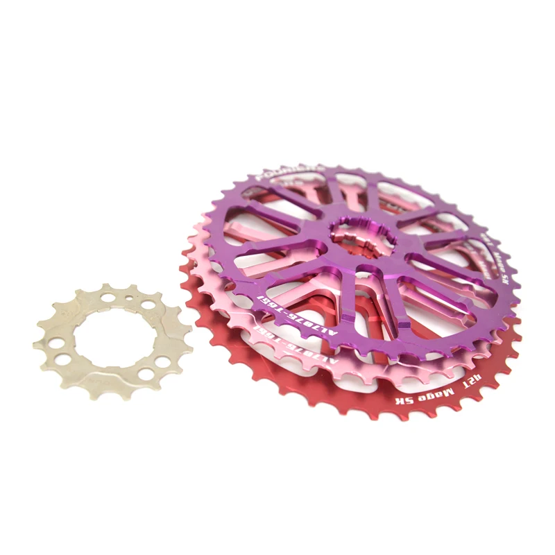 

FOURIERS CR-DX00 mtb 40T 42T Single Speed flywheel Mountain Bike Bicycle Flywheel Cassette Tool 10 speed freewheel With 16T cogs