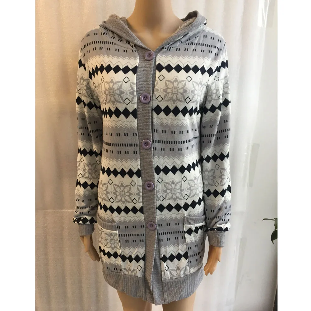 Женская флисовая толстовка на пуговицах с длинным рукавом|womens fleece sweatshirts|fleece