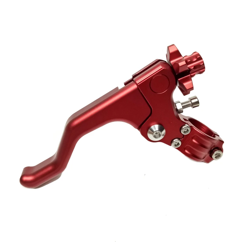 100% Brand New Motorcycle CNC Short Stunt Clutch Lever for Kawasaki for Suzuki For Honda for Yamaha Black Blue Red Gold (4)