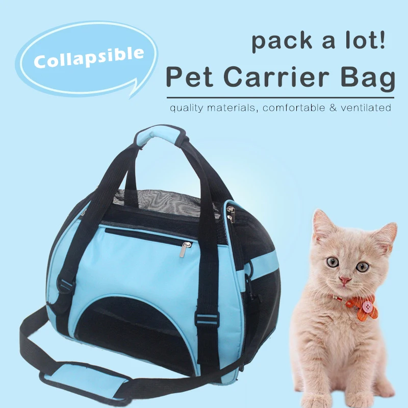 Dropshipping Foldable Cat Carrier Bag Pet Travel Carrier Purse