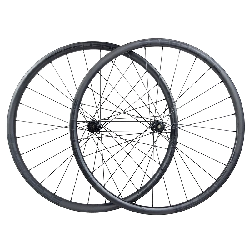 

28mm Asymmetric 25mm width BOOST carbon wheelset 350 center lock hubs UD 3K 12K twill 29er MTB XC tubeless crosscountry wheels