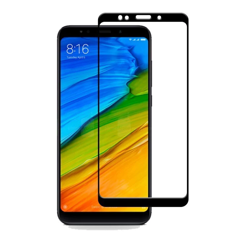 Защитный экран из закаленного стекла с полным покрытием для Xiaomi Redmi Note 5 pro|screen