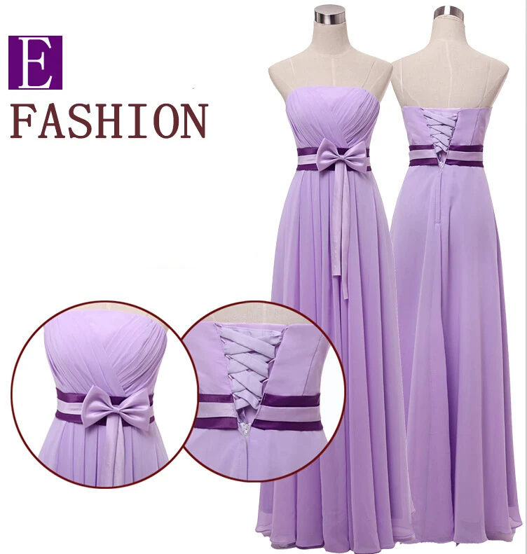 Roxo formal lavanda modesta meninas chiffon damas