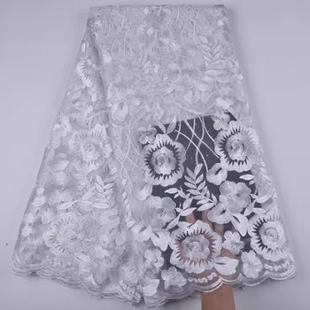 

Nigerian Tulle Laces Fabrics For Wedding Party African French Tulle Lace High Quality African French Lace Fabric A1359