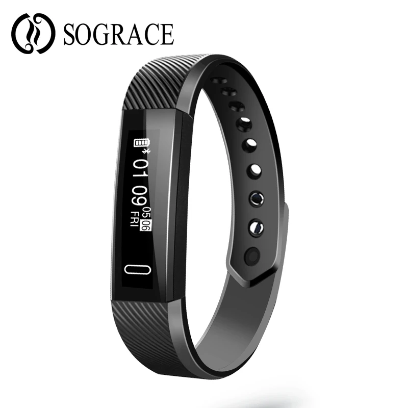 

Smart Wristband Sport Fitness Tracker Watch Women Smart Bracelet Sleep Quality Monitoring Black Pink Bracelet for xiaomi iphone