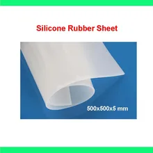 500X500X5 мм, высокое качество полупрозрачный/молочно-белый лист силиконовой резины, для тепла сопротивление Подушка, натуральная силикон резиновые
