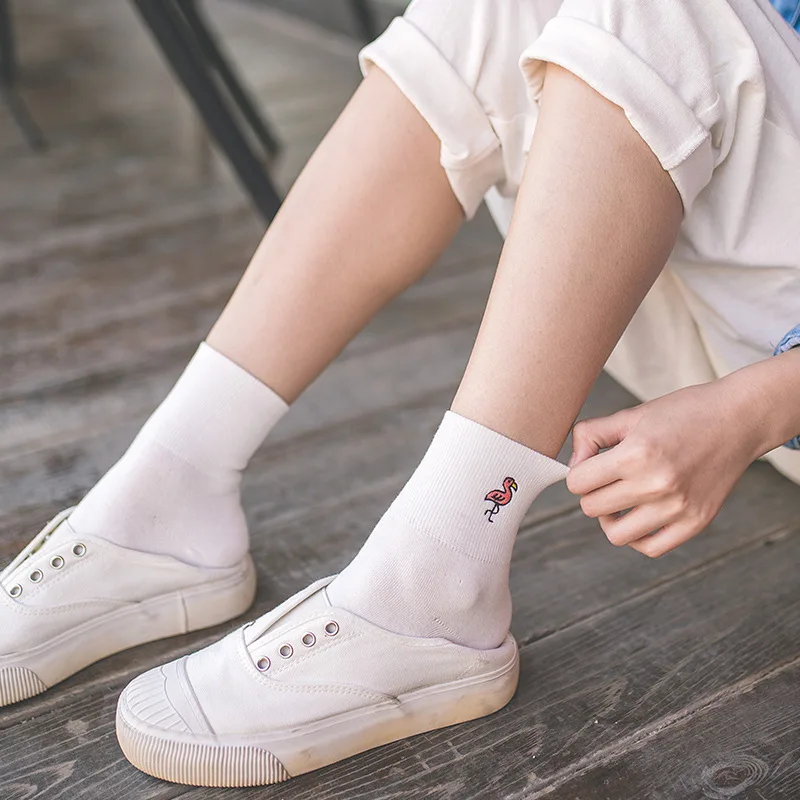 New Arrival Funny Duck Patterned Women Socks Ankle Solid Casual Cartoon Animal Summer Socks For Female Customized Funny Sox