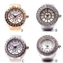 2017 Dial Quartz Analog Watch Creative Steel Cool Elastic Quartz Finger Ring Watch relogio masculino Z628