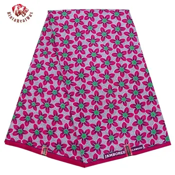 

Polyester Wax Prints Fabric 2019 Ankara Binta Real Wax High Quality 6 yards African Fabric for Party Dress FP6200