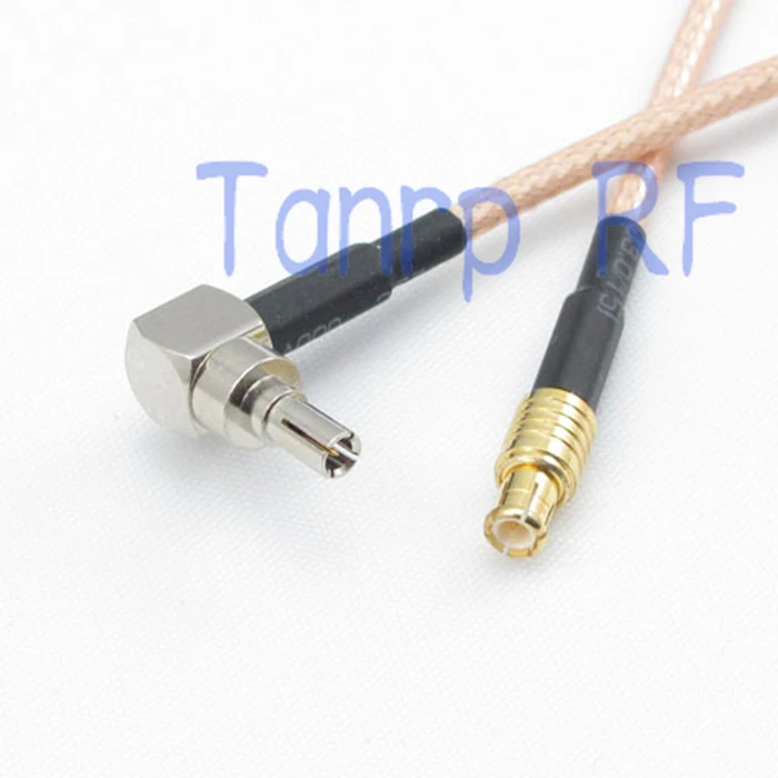

50CM Pigtail coaxial jumper cable RG316 extension cord 20in CRC9 male right angle to MCX male RF adapter connector