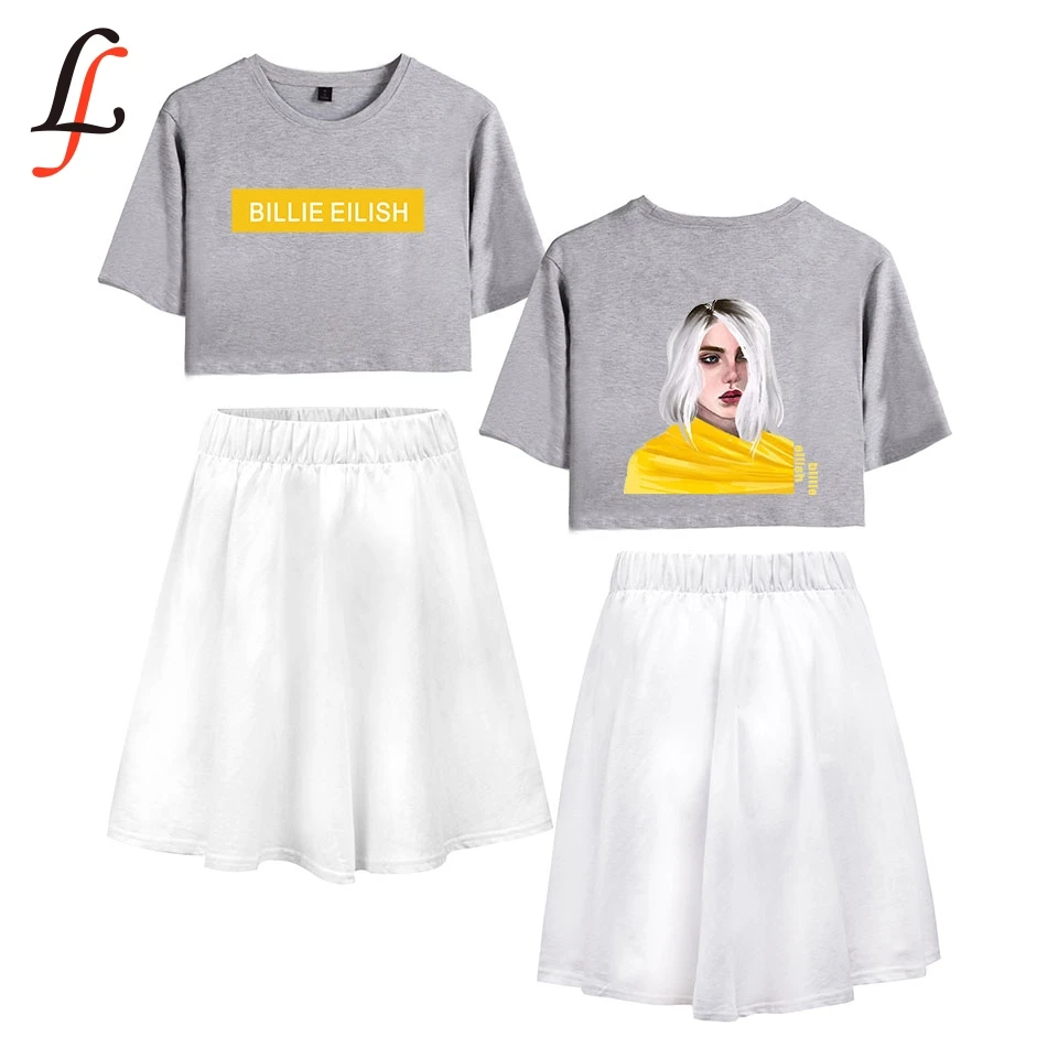 Женский пляжный комплект из 2 предметов Billie Eilish вечерние комплекты с платьем