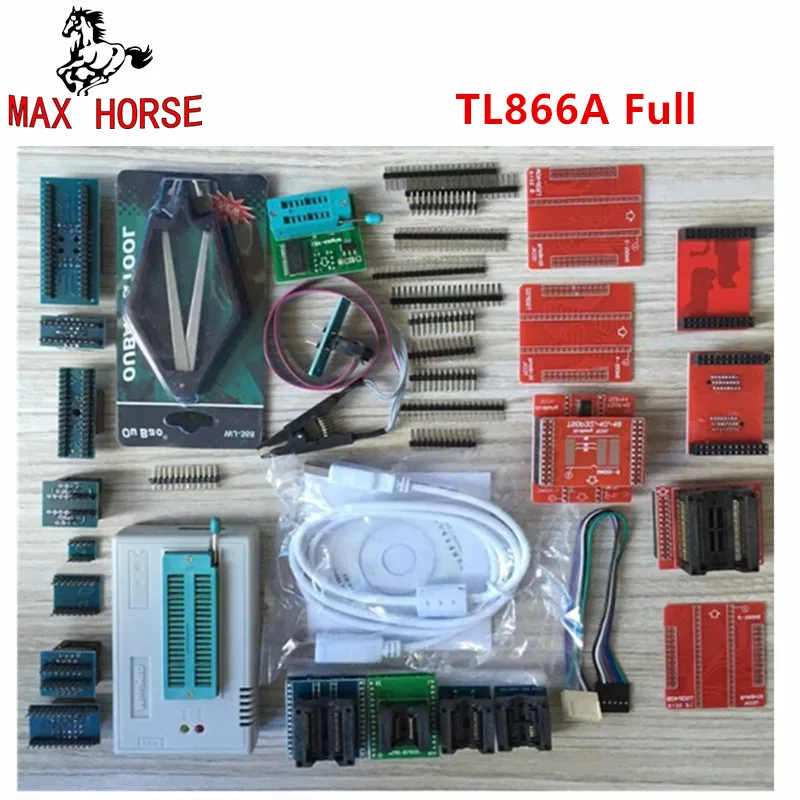 

Tl866a Programmer +24 Adapters + Ic Clamp High Speed Tl866 Avr Pic Bios 51 Mcu Flash Eprom Programmer Russian English Manual