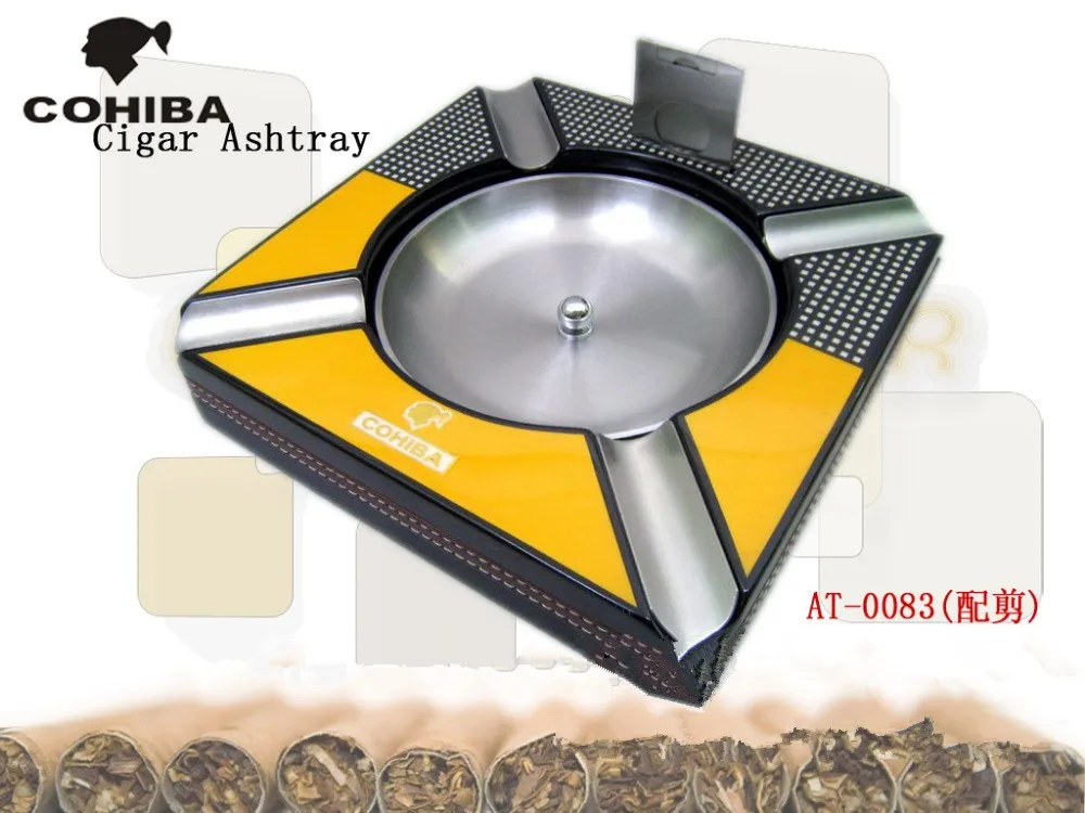 Original COHIBA Cigar ashtray wood ashtray KTV Accessories Luxury