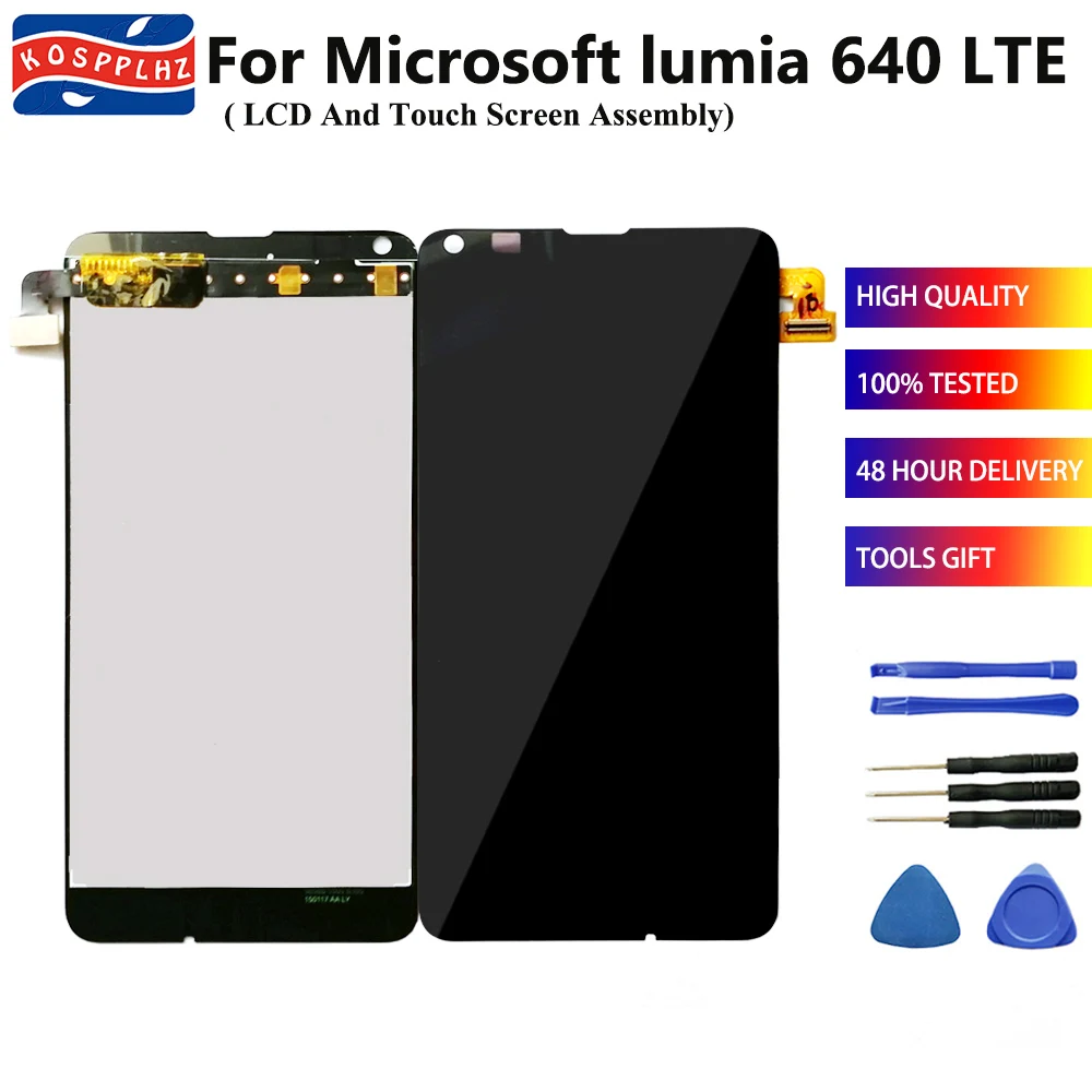 Lumia 640 экран для NOKIA microsoft ЖК дисплей с сенсорным экраном в сборе LTE Замена +