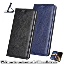 YM07 Genuine Leather Flip Stand Wallet phone bag For OnePlus 7 Pro(6.67′) Phone Case For OnePlus 7 Pro Flip Case Free Shipping