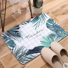 Скандинавский квадратный решетчатый коврик, летний впитывающий нескользящий коврик для ванной комнаты, коврик под дверь спальни прикроватный коврик