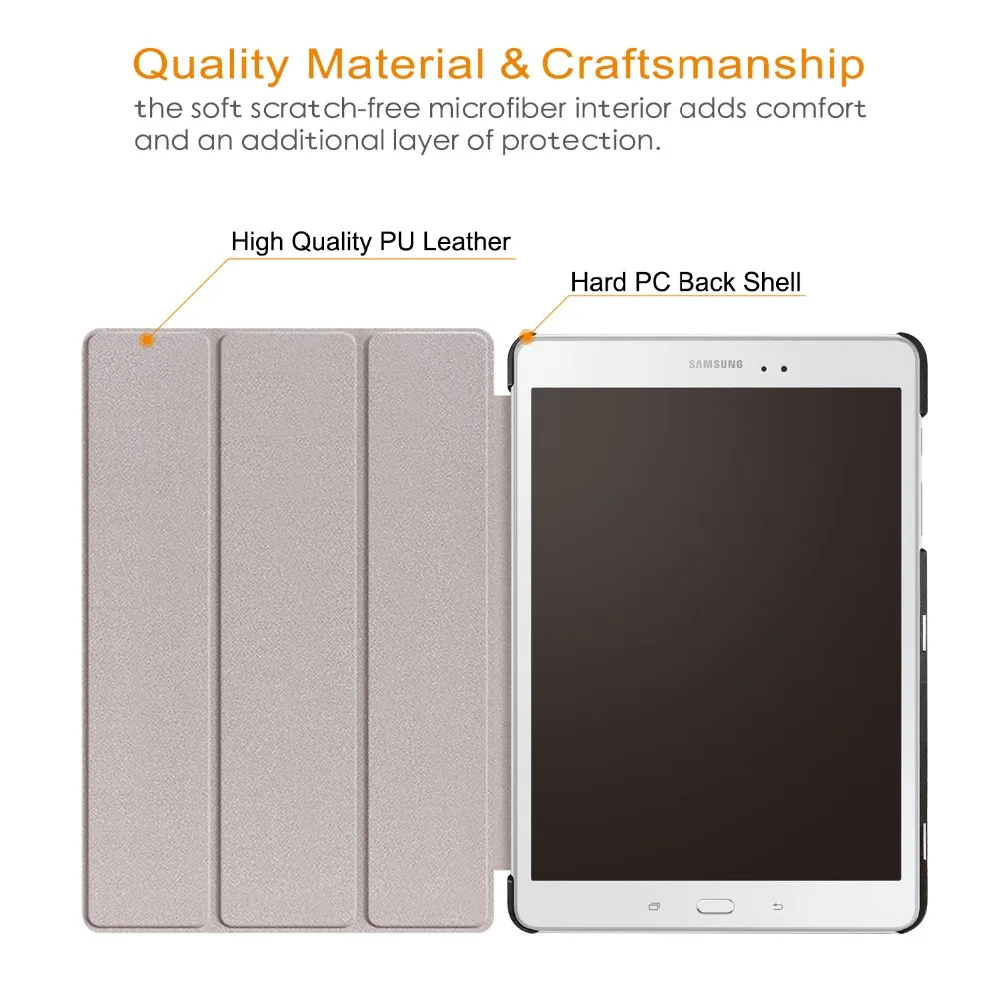 Кожаный чехол для samsung Galaxy Tab A 9,7 дюймов SM-T550 SM-T555 SM-P550 SM-P555 tablet крышка для samsung Galaxy Tab A 9,7 чехол