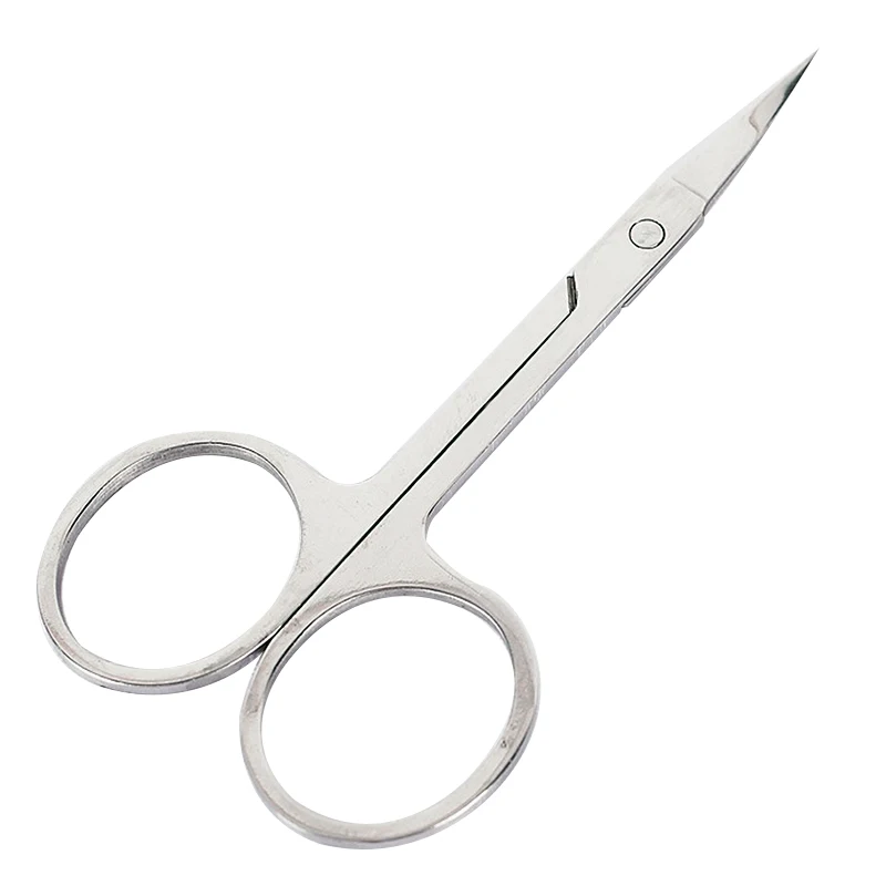 

5Pcs Nail Cuticle Nipper Cutter Stainless Steel Curved Dead Skin Remover Pedicure Scissors Nail Tool Eyebrow Small scissors