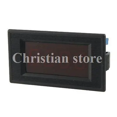 

Panel Mounting Red LED Digits Display DC 0-2A Ammeter