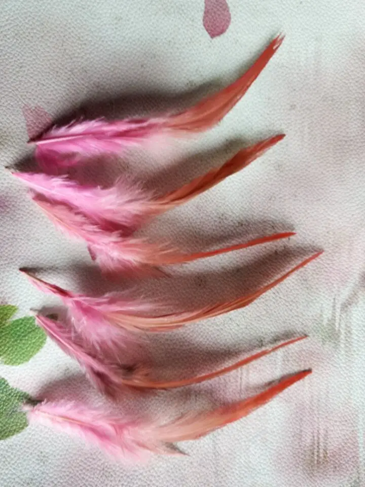 

100 pcs / lot 10-15CM quality Pink pheasant feather decoration DIY handmade jewelry / accessories accessories costumes