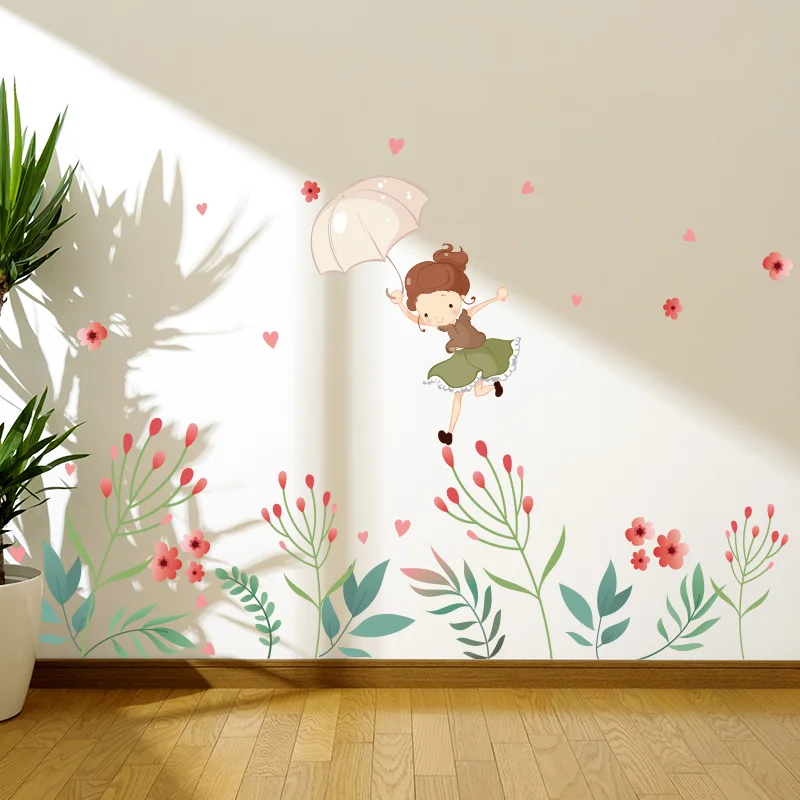 Baby girl room decor wall sticker for kids rooms h...