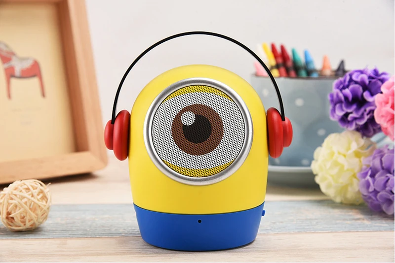 RACAHOO Cartoon Mini Portable Bluetooth Speaker Wireless Handsfree Subwoofer Stereo Outdoor Speakers with Mic for Smart Phone14