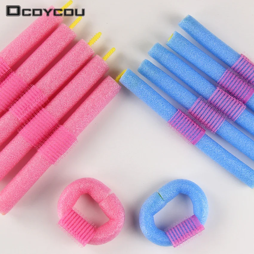 

12pcs/set Soft Foam Anion Bendy Hair Accessory Curlers Cling Fashion Styling