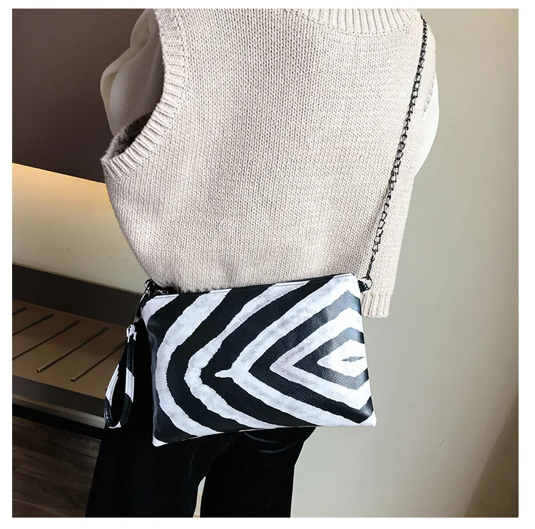 Модная повседневная женская сумка-клатч из искусственной кожи с леопардовым принтом и принтом зебры, сумка через плечо, большая сумка через плечо, сумка