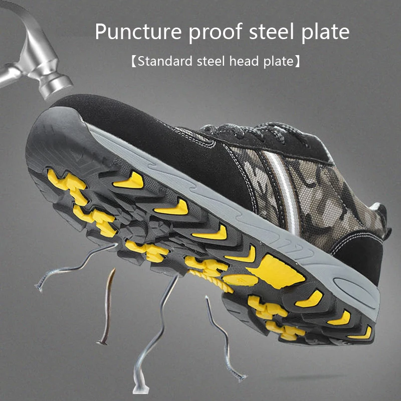 safety shoes Protective footwear steel Baotou anti break and puncture proof