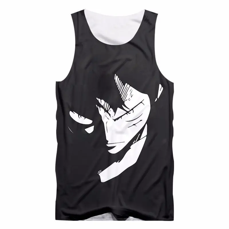 One Piece, Dragon Ball & Bleach 3D Tank Tops