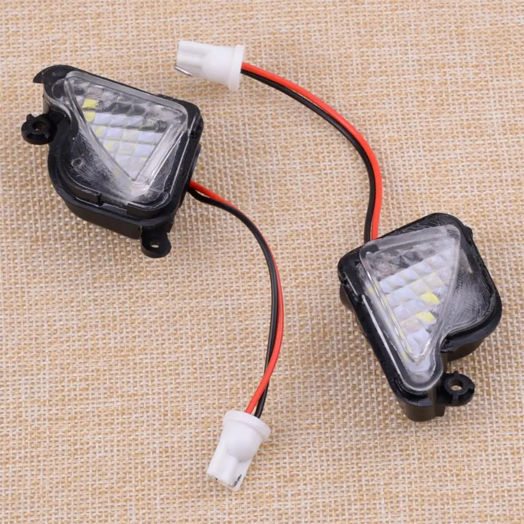 

CITALL 2pcs Error Free LED Side Mirror Puddle Light Lamp for Skoda Octavia Mk3 5E 2012 2013 2014 2015 2016 2017 Car Accessories