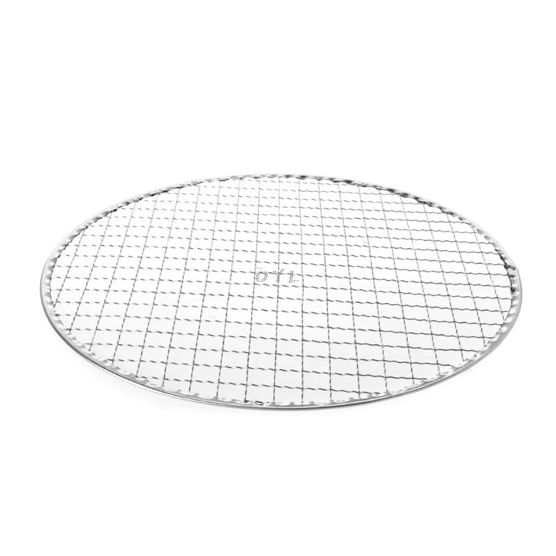 26cm Disposable BBQ Barbecue Grill Basket Mesh Wire Net Meat Fish Vegetable Tool Hot Kitchen Cooking Rotisseries Accessory