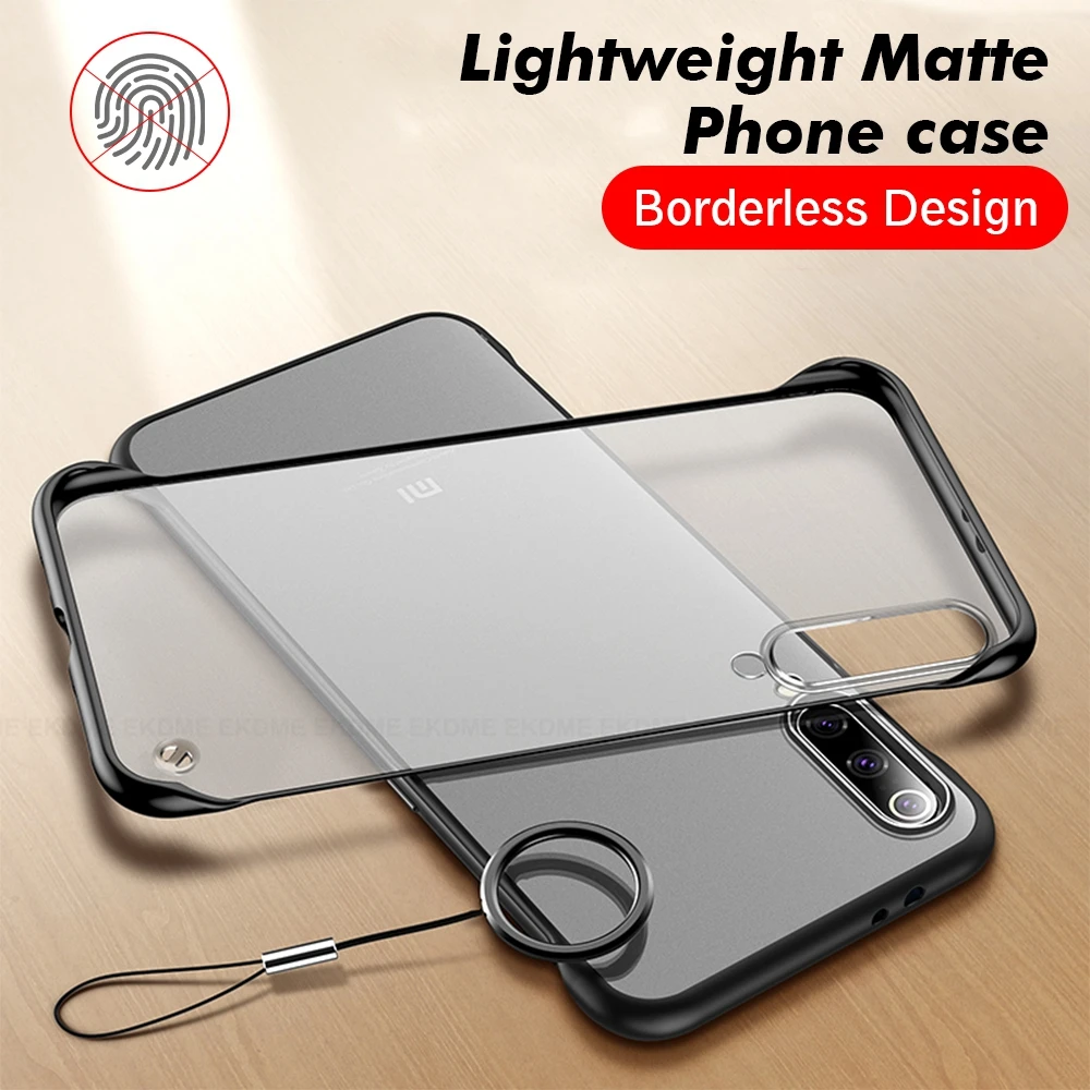 For Xiaomi 9 Mi9 SE Mi 9T Pro Case Borderless Transparent PC Silicon Anti Fall Cover Redmi K20 | Мобильные телефоны и