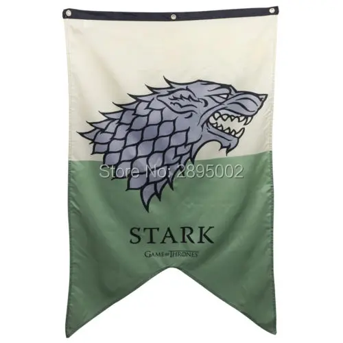 Game Of Thrones House Stark Sigil Logo Banner Nylon Indoor Outdoor