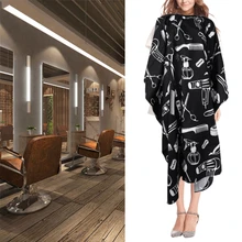 Профессиональная парикмахерская накидка, парикмахерский фартук с принтом, водонепроницаемый антистатический фартук