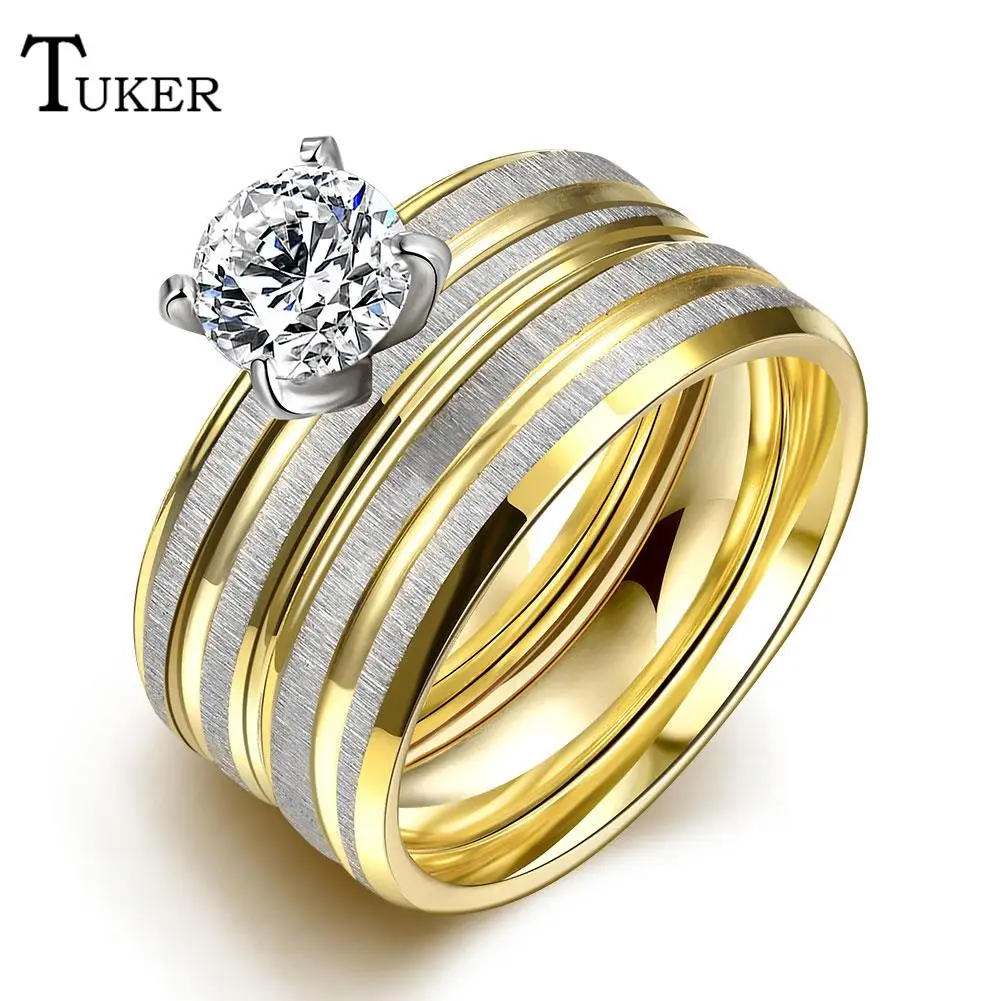 cz engagement ring women popular creative double crystal point drill wedding rings prong setting female cubic - Creative Wedding Rings cz engagement ring women popular creative double crystal point drill wedding rings prong setting female cubic - Creative Wedding Rings