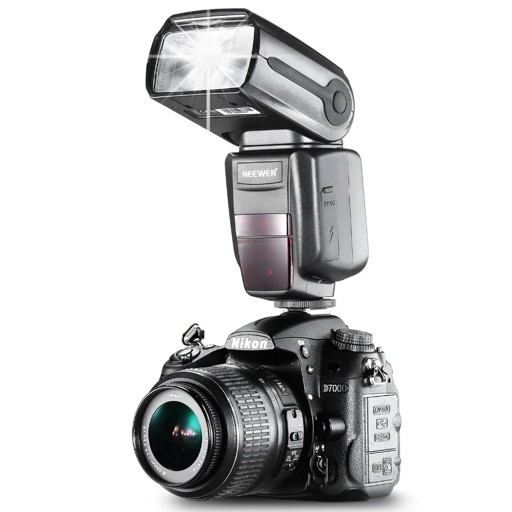 Neewer NW-565 EXN I-TTL Slave Speedlite со вспышкой+ диффузор для Nikon D4/D7100/D3100/D80/D3000/D3200/все другие модели Nikon